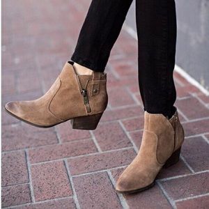 Crown Vintage Suede Ankle Boots
